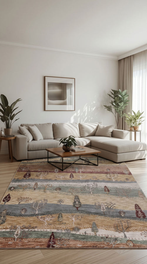 Bahar Canlı Modern Halı