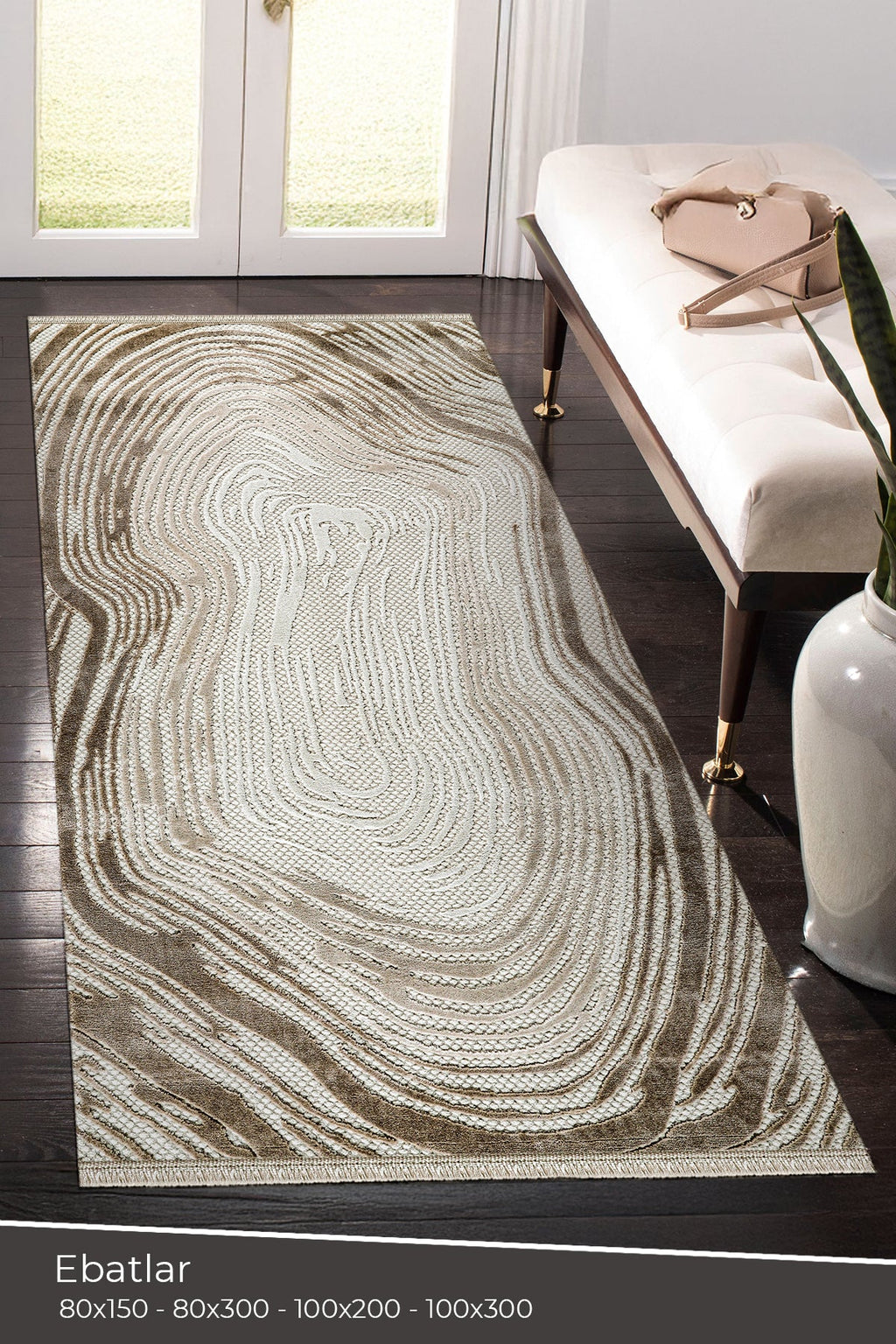 Zerafet Rahat Krem Modern Halı