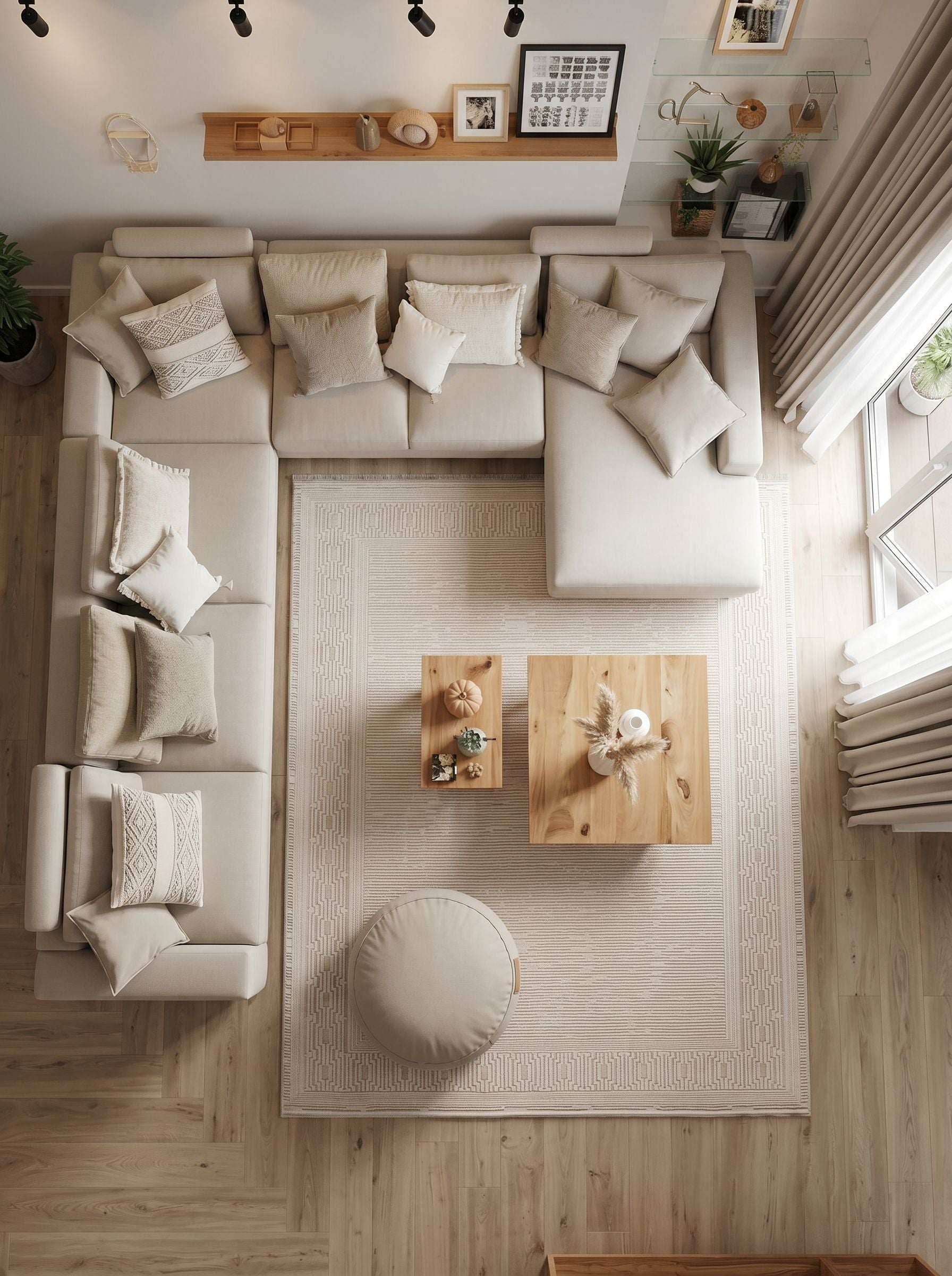 Prestij Zarif Krem Modern Halı