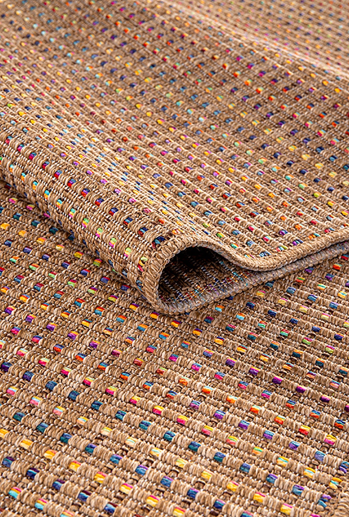 Kilim Kahverengi Rustik Dokulu Kilim