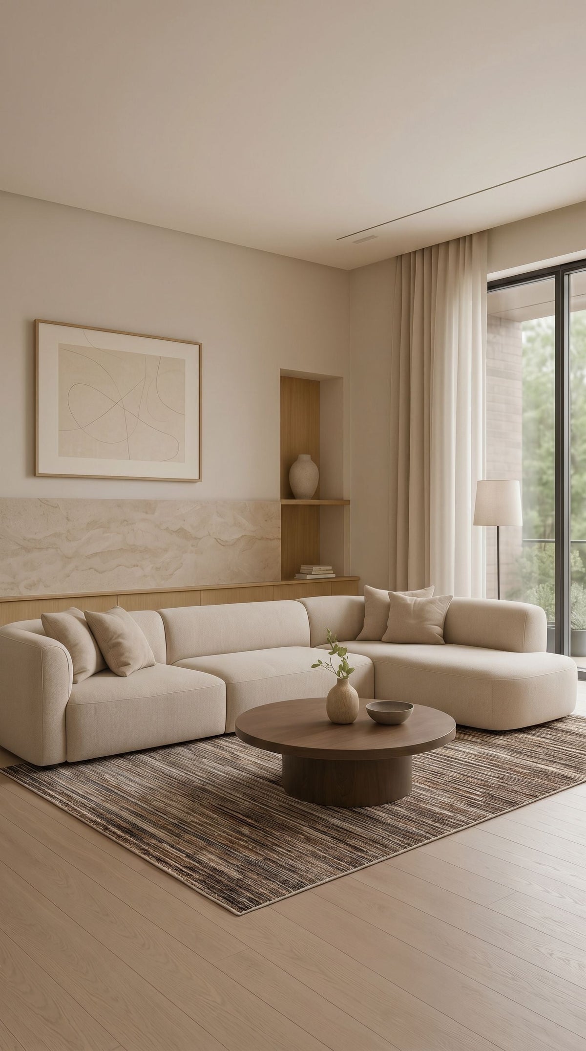 Mistik Rengarenk Modern Halı