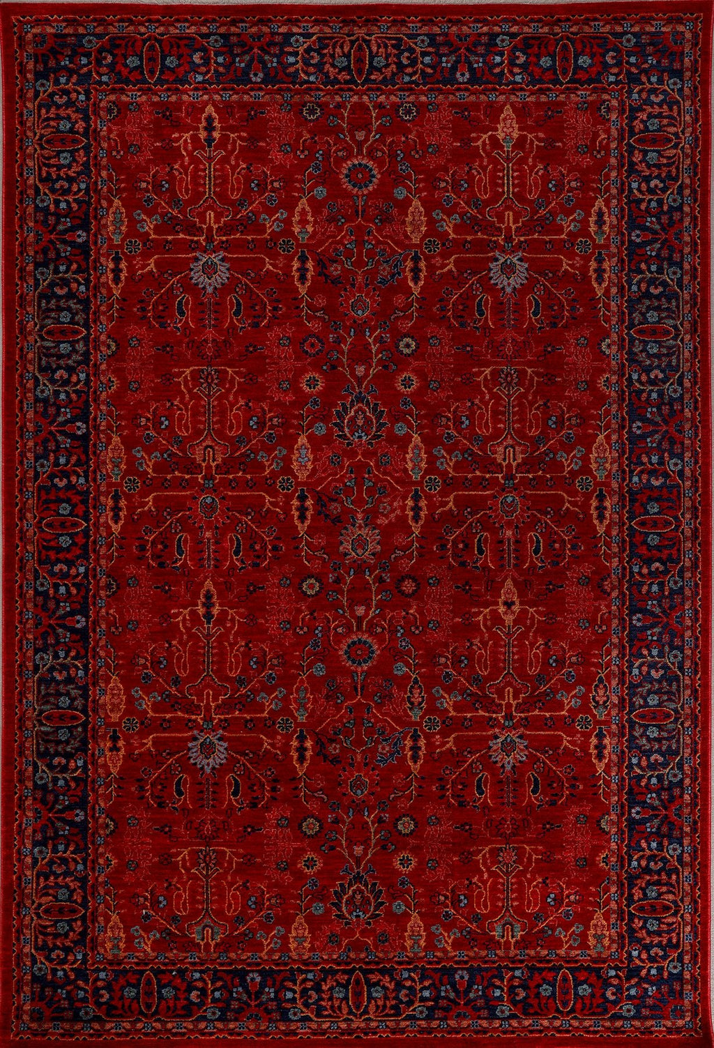 Hanedan Vişne Kırmızısı Yumuşak Tüylü Salon Halısı