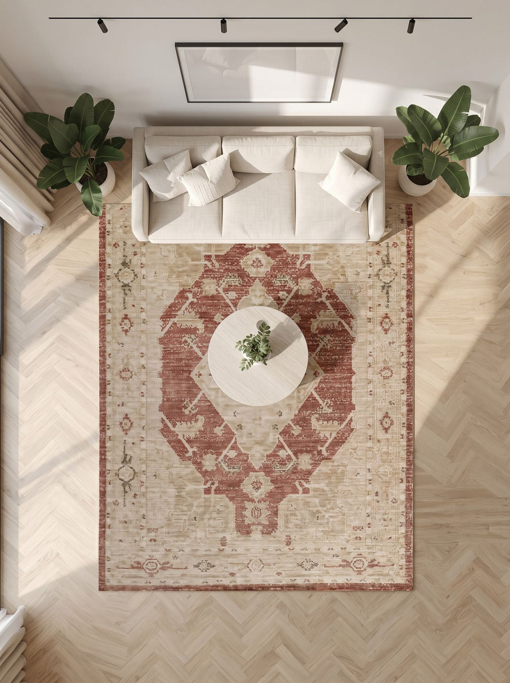 Antik Terra Kilim Desenli Halı