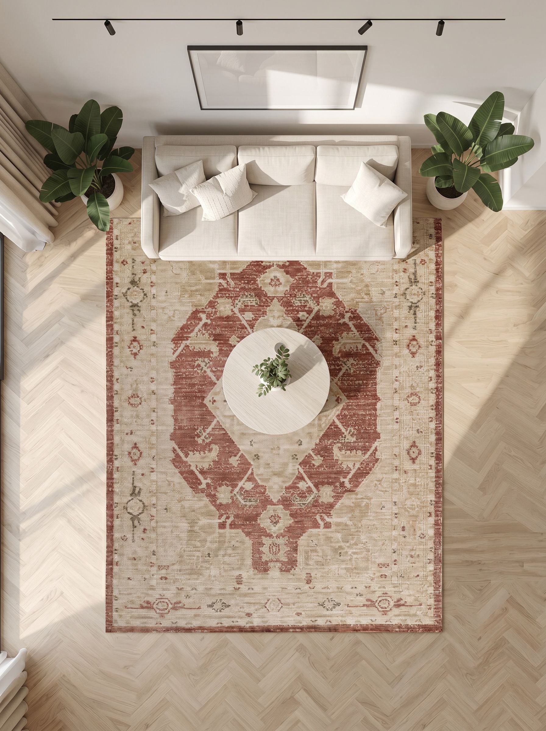 Antik Terra Kilim Desenli Halı