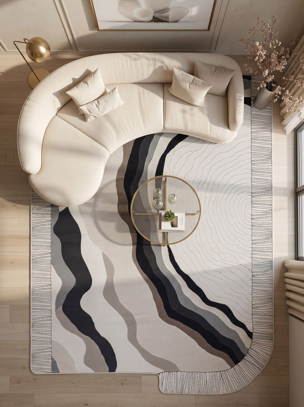 İhtişam Rengarenk Modern Halı