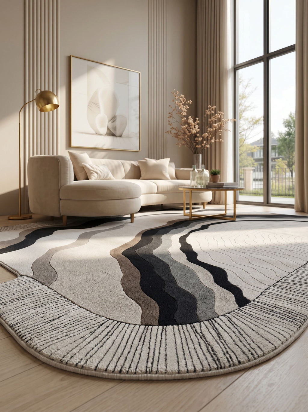 İhtişam Rengarenk Modern Halı