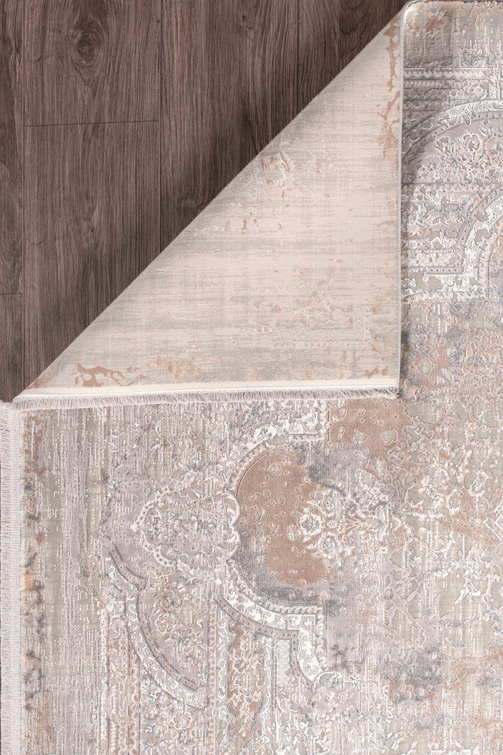 Kristal Koleksiyonu MD003 Bej Tüy yumuşaklığında Modern Desenli Halı