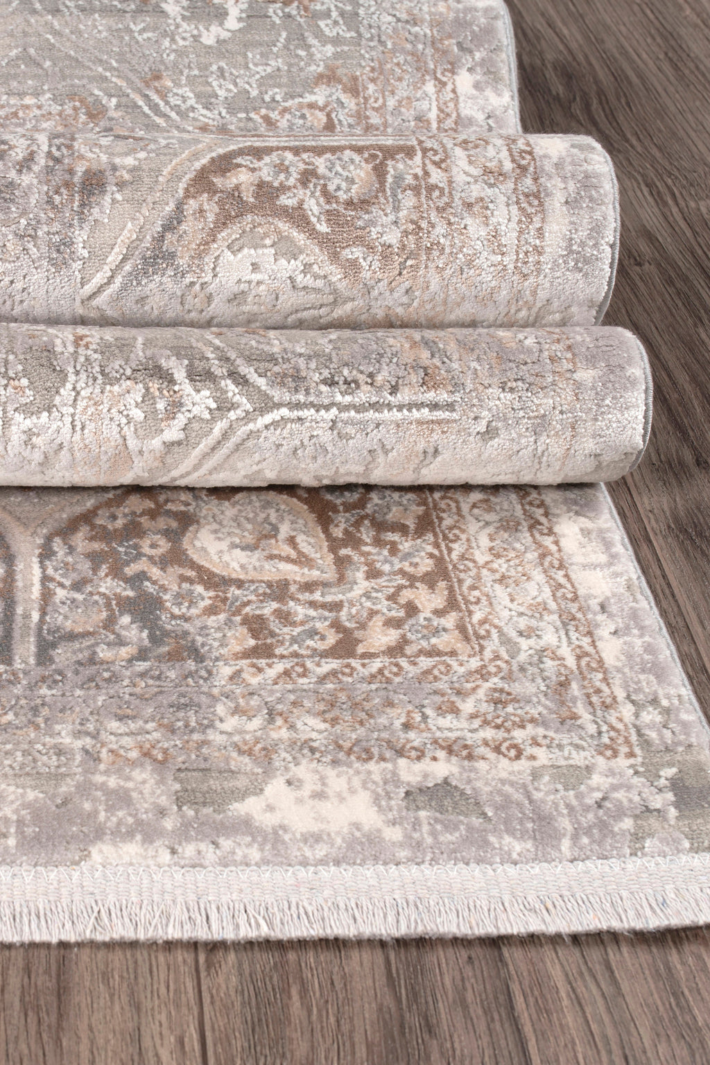 Kristal Koleksiyonu MD004 Bej Pamuk yumuşaklığında Modern Desenli Halı