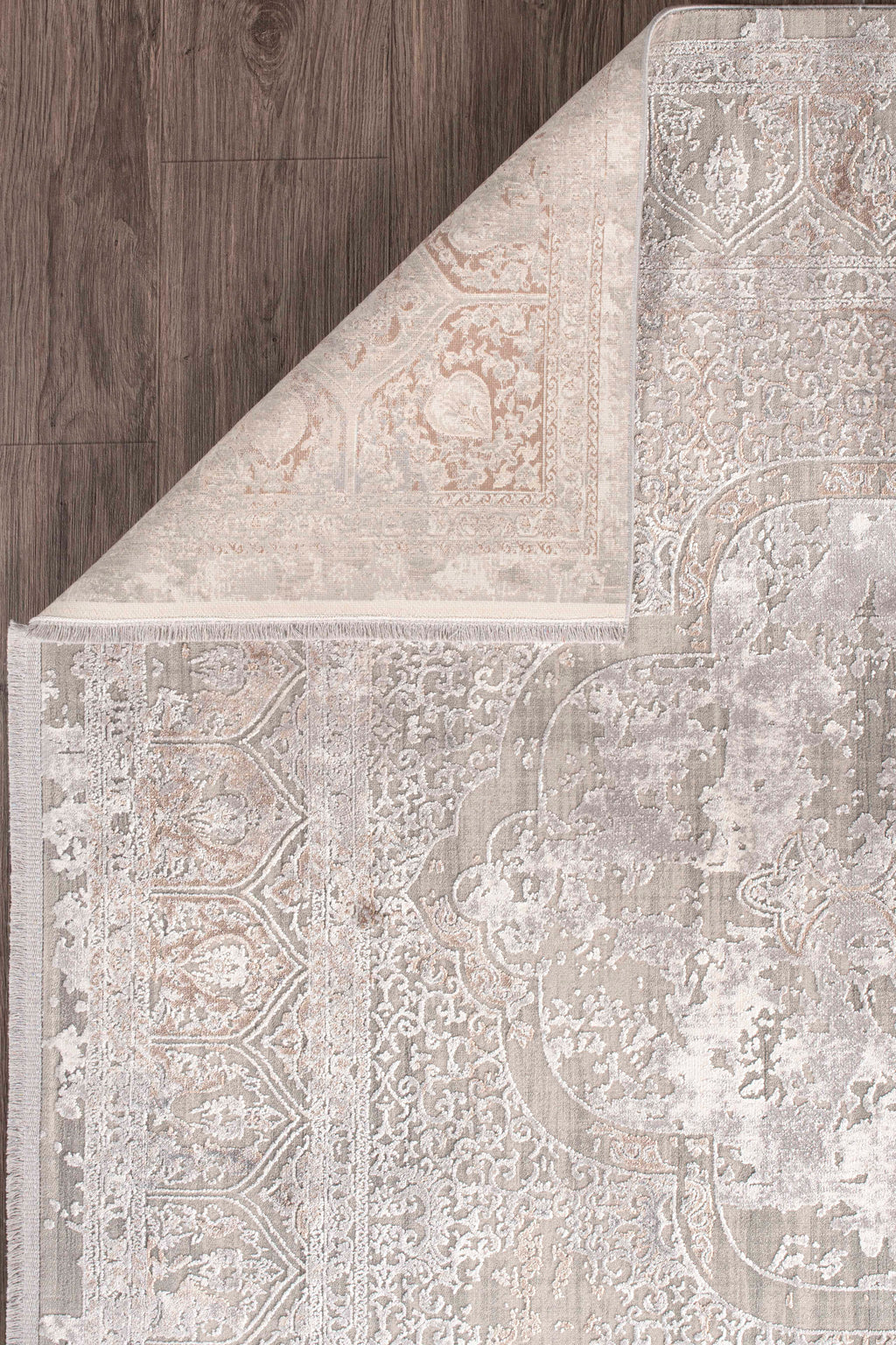 Kristal Koleksiyonu MD004 Bej Pamuk yumuşaklığında Modern Desenli Halı