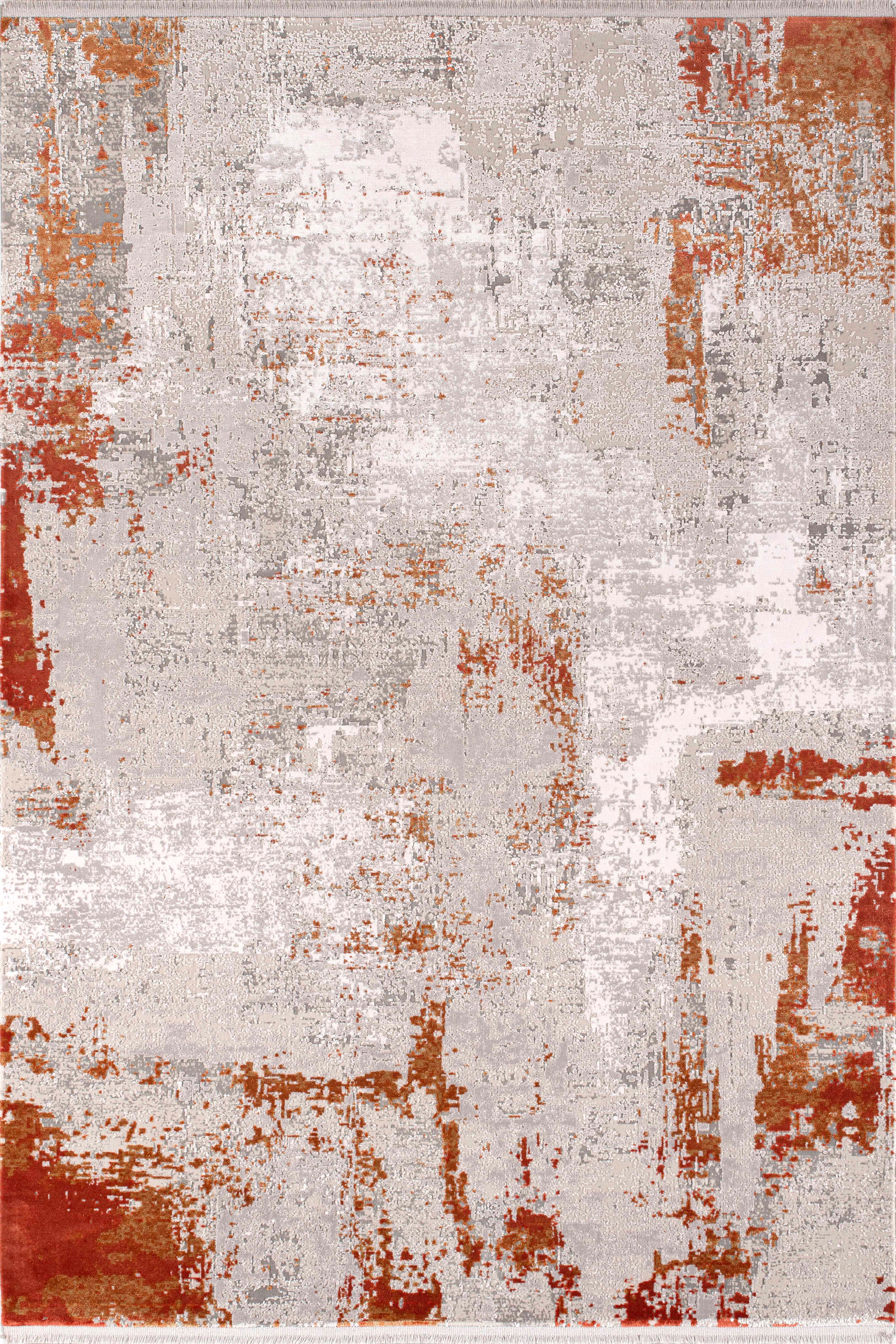 Kristal Koleksiyonu MD008 Bej Keten hissiyatlı Modern Desenli Halı