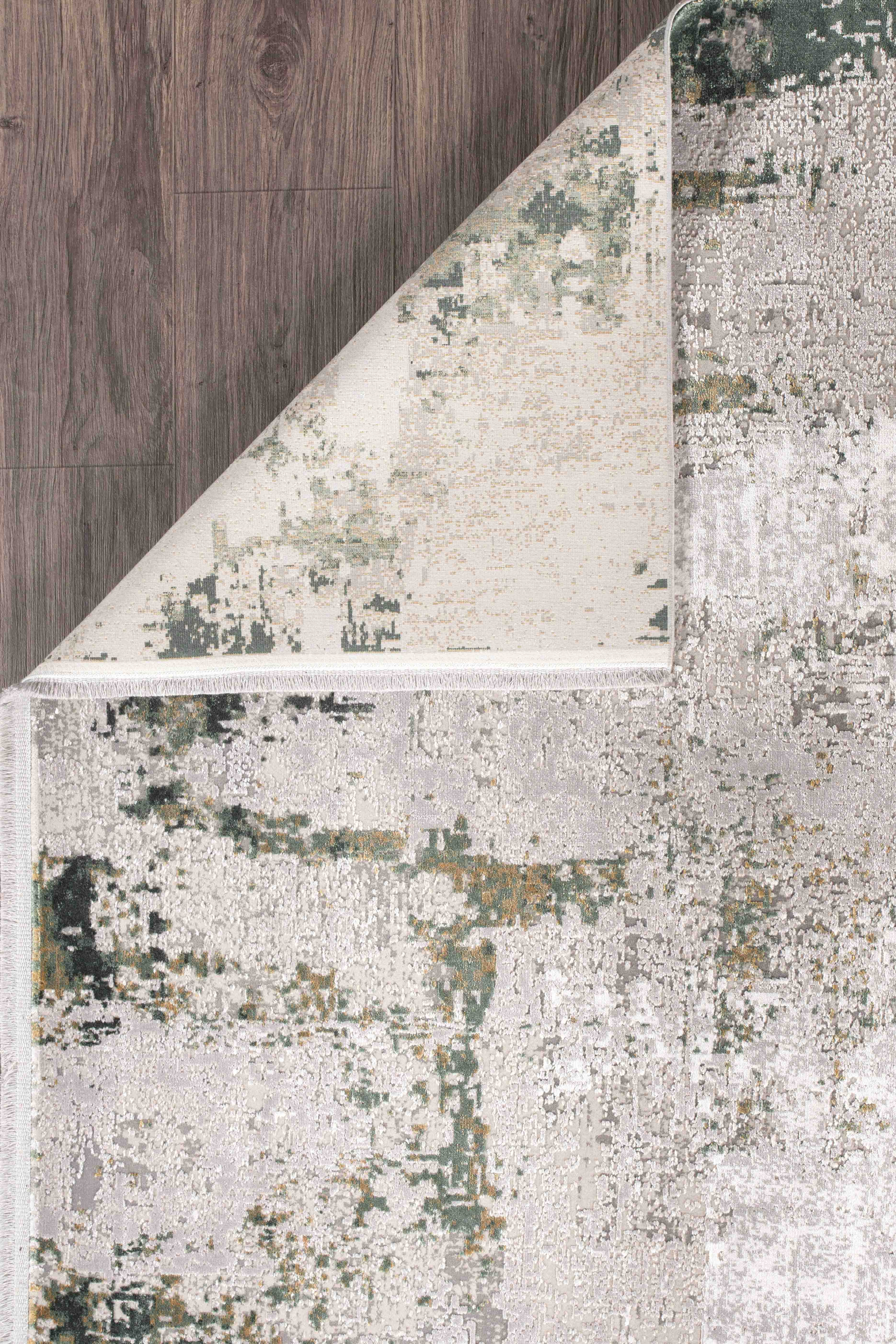 Kristal Koleksiyonu MD009 Bej Dokunuşta yumuşak Modern Desenli Halı