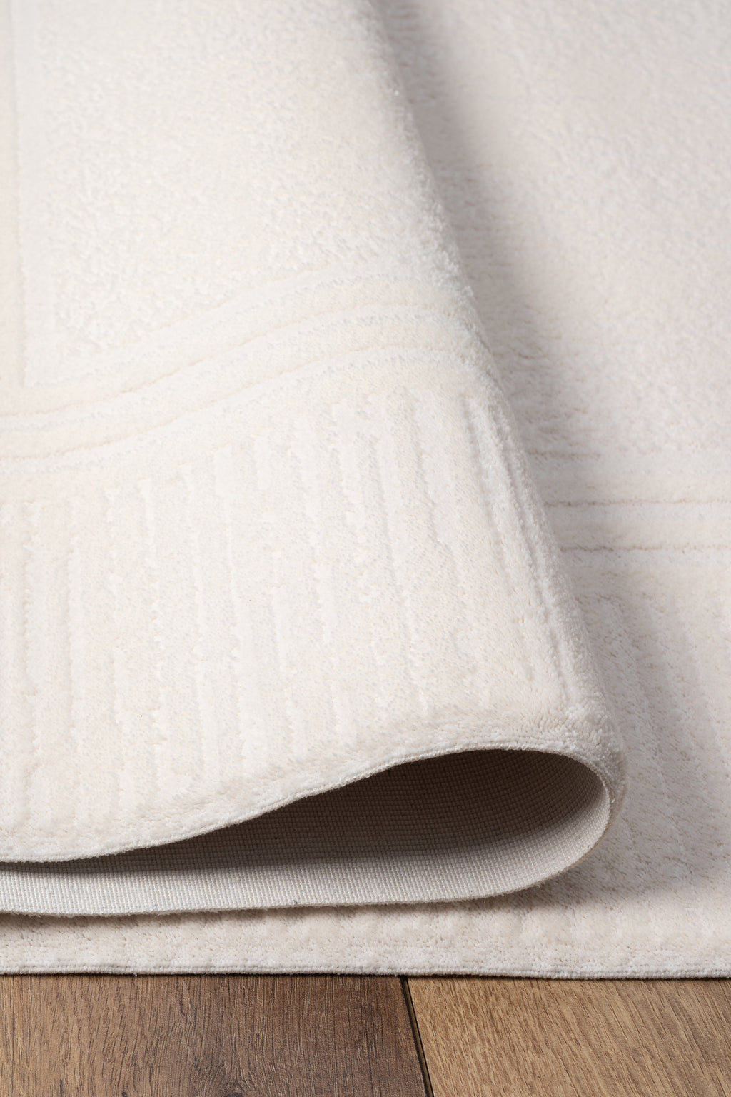 Vizon Serisi UV004 Krem Modern Desenli Halı